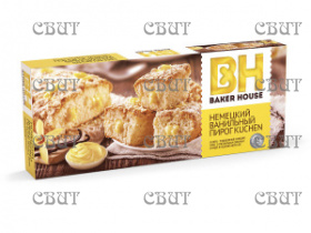 Пирог немецкий ванильный Kuchen ТМ Baker House 350г*8шт