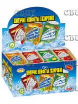 конфеты шипучие ГАЗИРОВКА со вкусом апельсина,колы,лимона ZVN ТМ 7г*30шт*20бл