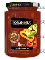 Лечо по-болгарски Кубаночка 680г(720мл)/8шт ст/б