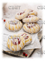 Печенюш КЛЮКВИЧ в белой глазури 2кг  ПКл1