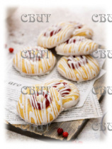 Печенюш КЛЮКВИЧ в белой глазури 2кг  ПКл1