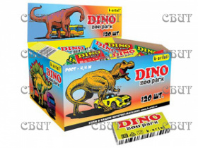 жев.резинка недражированная ZOOparkDino 120шт*10бл