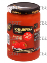 Томаты в томатном соке Кубаночка Гост 720г/8шт ст/б СПЕЦЦЕНА