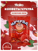Чучува вкус личи (желейная с начинкой) 1кг/5шт