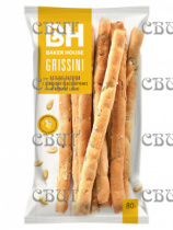 Хлебные палочки GRISSINI 80г*15шт подсолнечник  