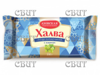 Халва Подсолнечная с изюмом 250г/18шт Л105