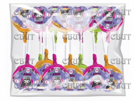 KUROMI SWEET BAR Карамель на палочке 290г (29г*10шт) *22шт УТ75147 м