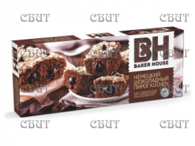 Пирог немецкий шоколадный Kuchen ТМ Baker House 350г*8шт   