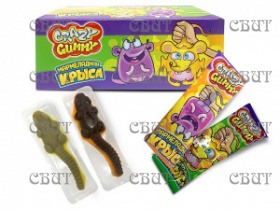 мармелад CrazyGummy мармеладная Крыса 15г*36шт*12бл CC-11