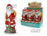 фигура из молочного шоколада Дедушка Мороз 65г*9шт 4635-9