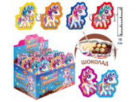 печенье с шок.пастой 10 см Радужная Лошадка 12г*30шт*20бл 4596