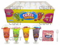 десерт желейный со взрывной карамелью  Crazy Шейк ассорти 41г*30шт*8бл A-AC 084