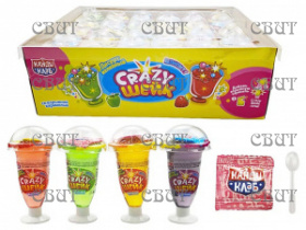 десерт желейный со взрывной карамелью  Crazy Шейк ассорти 41г*30шт*8бл A-AC 084