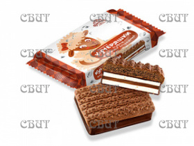 Кучеряшки глазир. суфле-вареная сгущенка 70г*33шт Т-46
