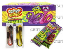 мармелад CrazyGummy мармеладная Змея 15г*36шт*12бл CC-12