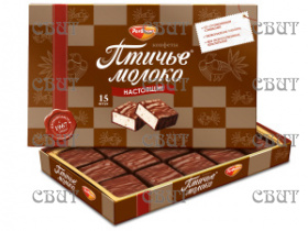 Птичье молоко сливочно-ванильное 200г/16шт СПЕЦЦЕНА
