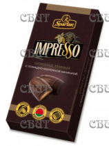 Шоколад IMPRESSO темный с помадно-молочной начинкой 141г*12шт