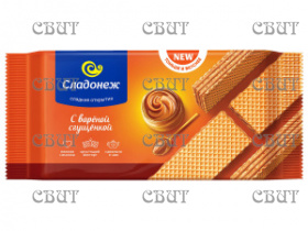 Вафли Тоньше и вкуснее с вар. сгущенкой 170г/24шт ТМ38