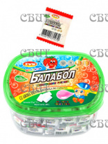 жев.резинка БАЛАБОЛ ЦВЕТНОЙ со вкусом клубники и мяты ZVN TM 2,7г*180шт*12бл