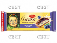 Аленка с начинкой черничный йогурт 165г/9шт СПЕЦЦЕНА