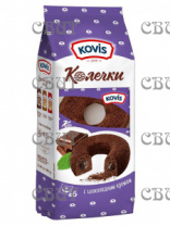 Колечки с шоколадным кремом Kovis 240г/6шт (10%)