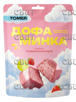 Конфеты Без сахара ДОФАМИНКА белый шок.с начинкой Клубничный смузи 125г*6шт