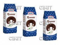 Колечки с молочным кремом Kovis 240г/6шт (10%)  