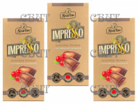 Шоколад IMPRESSO темный с клюквенной начинкой 141г*12шт 