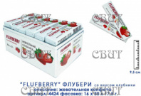 жев.конфета Флуфбери(Flufberry) со вкусом клубники 17г*30шт*16бл 4424