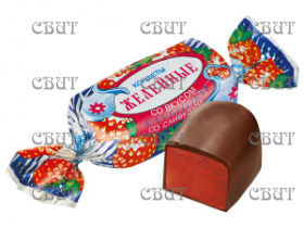 Желейные со вкусом клубники со сливками 250г/11шт СПЕЦЦЕНА