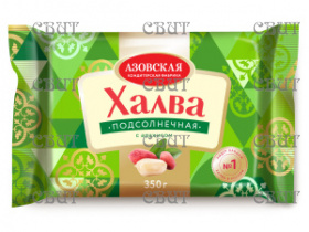 Халва Подсолнечная с арахисом 350г/16шт Л 038