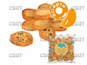 сухарики сдобные Ассорти 300г/20шт