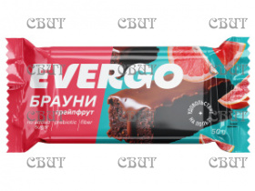 Пирожное протеиновое БРАУНИ грейпфрут 50г*12шт*4бл