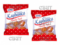 Мини-маффины с начинкой клубника  Kovis 470 г/6 шт 