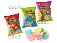 сахарная конфета Канди блокс вкус тутти-фрутти 15г*30шт*12бл DRG304