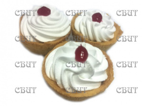 Корзиночка с начинкой брусника 1,6кг (20 суток) №121