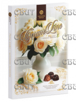 Карусель вкуса CreamLine 150г/10шт Кремовые розы с крем.начинками с шок,вишн,орех вкусами 