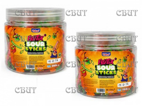 жев.конфета Fruit Chews Yakar стикс фруктовый микс банка 560г*12шт