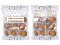 Мини-маффины с кремом вареная сгущенка 500г*6шт (МАЯК)