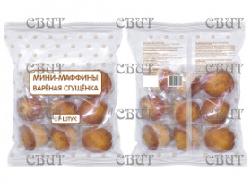 Мини-маффины с кремом вареная сгущенка 500г*6шт (МАЯК)