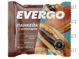 Панкейк без сахара с шоколадной начинкой из какао 40г*10шт*4бл