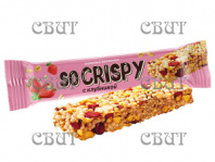 батончик SoCrispy с клубникой 40г*24шт*8бл Z603 СПЕЦЦЕНА