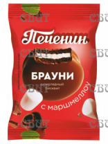 Печенин десерт Брауни с маршмеллоу в глазури (инд.упак.) 2кг 055 