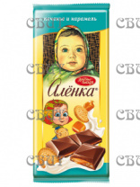 Аленка с карамельной и молочной начинками и печеньем 87г/10шт СПЕЦЦЕНА