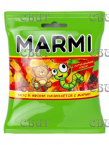 Марми100г жевательный желейный с соком в форме Ассорти 100г*25шт АС-100
