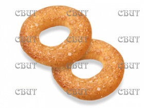 Сдобные колечки с сахаром 1,7кг Х-48