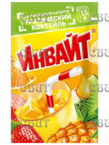 напиток растворимый12г Инвайт Тропический коктейль 12г*24шт*6бл